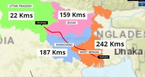 Varanasi Ranchi Kolkata Expressway