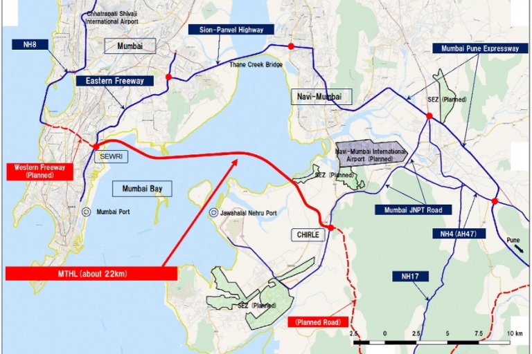 Mumbai Trans Harbour Link Project Complete Details, Route Map ...