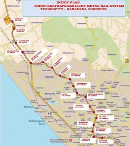 Upcoming Mega Projects in Kerala:Thiruvananthapuram Light Metro Project